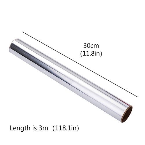 Rouleau Distributeur De Papier Aluminium Pour Barbecue, 30cm, Rouleau De Papier Huilé Pour Cuisson Au Four, 3m/10m
