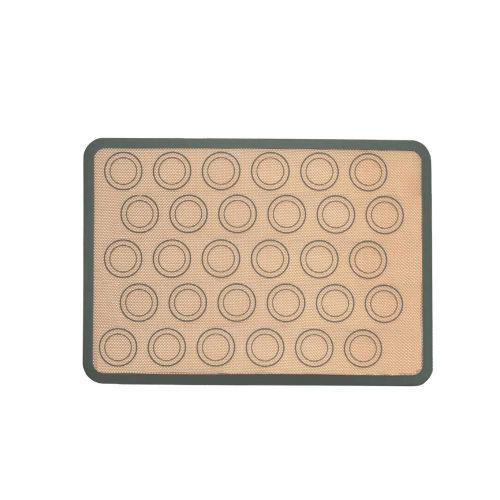 Tapis De Cuisson En Silicone Antiadhésif, Feuille De Cuisson Réutilisable, Doublure En Silicone Lavable Pour La Fabrication De Macarons, Biscuits, Pâtisserie