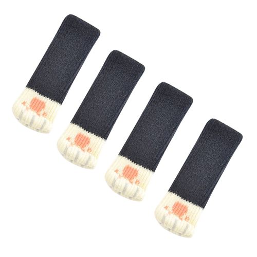 Couvre-Jambes De Chaise En Forme De Pattes De Chat, Chaussettes, Protection De Sol, Antidérapant, Poignée De Porte, Pieds De Table, Chaussettes Tricotées, Décoration De Maison, 4 Pièces