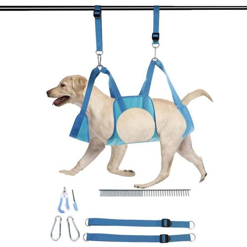 Hamac Confortable Pour Chien, Facile À Nettoyer Et À Utiliser, Soins De Coupe Des Ongles, Toilettage, Écharpe Pour Chien, Petit Et Moyen Gabarit