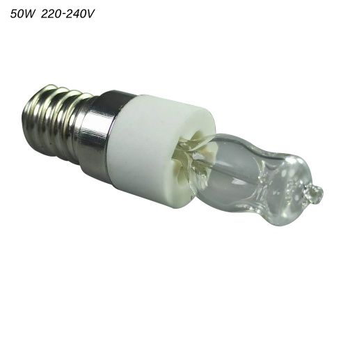 Ampoule de four E14 50W, résistant aux hautes températures, lampe halogène de séchage, durée de vie de l'ampoule micro-ondes à 2000H, éclairage domestique sûr