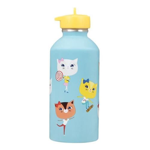 Gourde Inox Enfant - Chatons - Draeger Paris