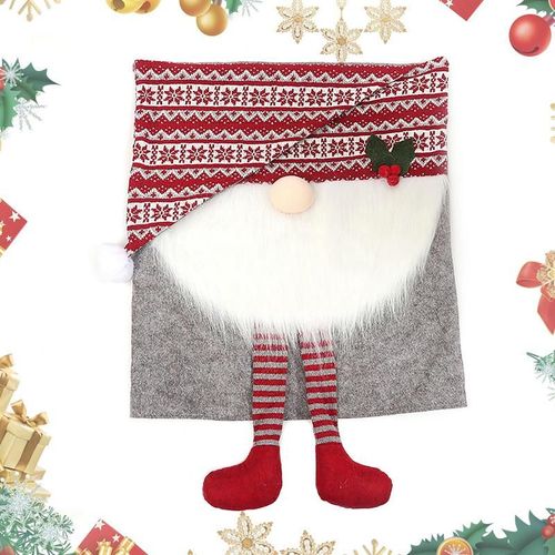 Housses De Chaises De Noël, Couvre-Chaise De Poupée, Lavable, Sans Visage, Pour La Maison, La Cuisine Et La Salle À Manger