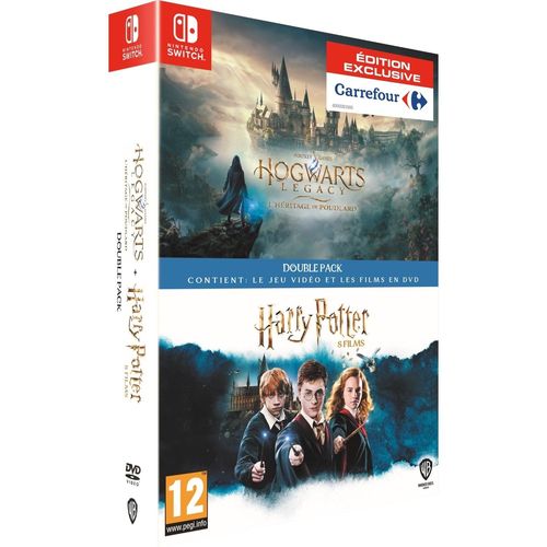 Hogwarts Legacy Switch + Harry Potter Intégrale 8 Films Dvd