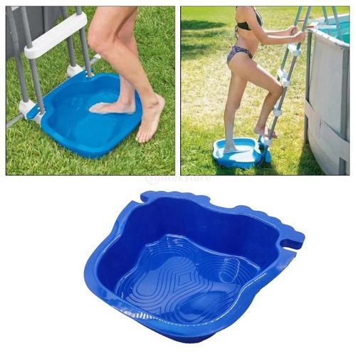 Plateau De Bain Pour Pieds De Piscine, Bassin De Lavage Des Pieds, Pédicure Et Baignoire De Massage, Dissolvant De Peau Morte, Grand Récipient D'eau Portable