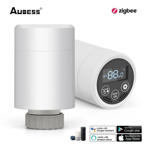 actionneur de radiateur, Thermostat intelligent, Programmable, réglage de la température, contrôleur compatible avec Alexa