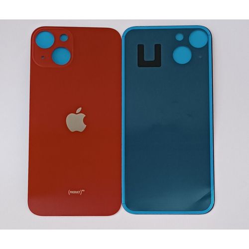 Vitre Arrière (Adhésif) Iphone 13 Rouge Big Hole