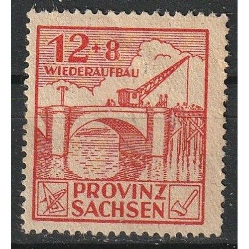 Occupation Alliée - Allemagne [Zone Soviétique] Provinz Sachsen Timbre Neuf Sans Gomme. 1946 N° 23