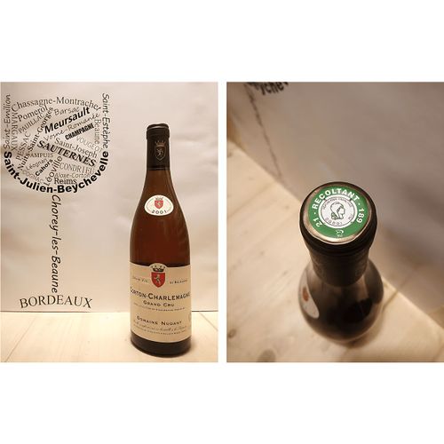 Corton-Charlemagne Grand Cru 2001 - Domaine Nudant - 1 X 75 Cl - Blanc