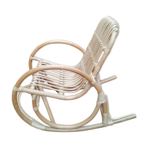 Rockingchair Enfant Rotin Bois