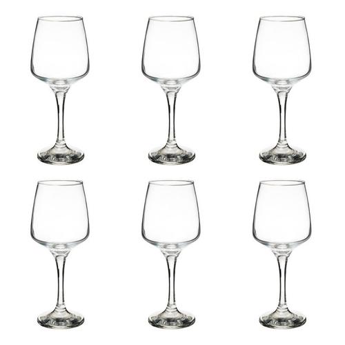 Lot De 6 Verres À Vin "Elaya" 29cl Transparent