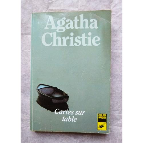 Agatha Christie Cartes Sur Table (Une Enquête D'hercule Poirot) 1994 Club Des Masques N°364