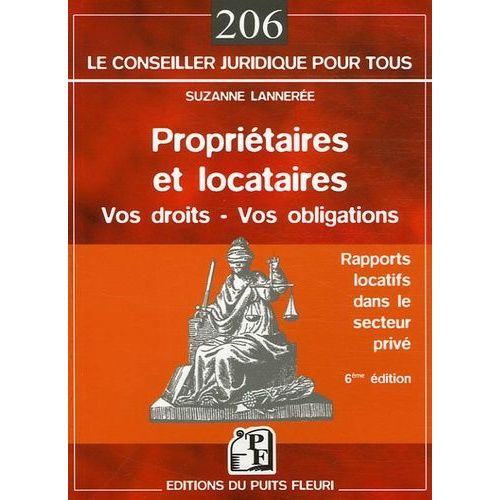 Propriétaires Et Locataires - Droits Et Obligations Dans Le Secteur Privé Libre