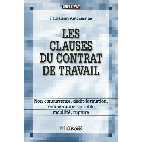 Les Clauses Du Contrat De Travail