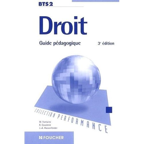Droit Bts 2e Année - Guide Pédagogique
