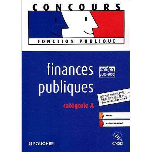 Finances Publiques - Catégorie A