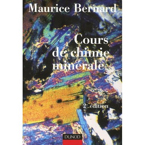 Cours De Chimie Minérale