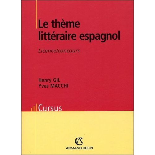 Le Thème Littéraire Espagnol - Licence/Concours