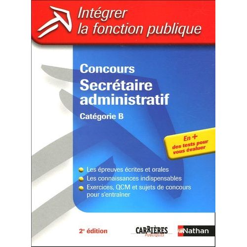 Concours Secrétaire Administratif - Catégorie B