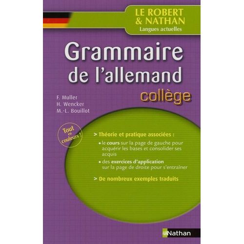 Grammaire De L'allemand - Collège