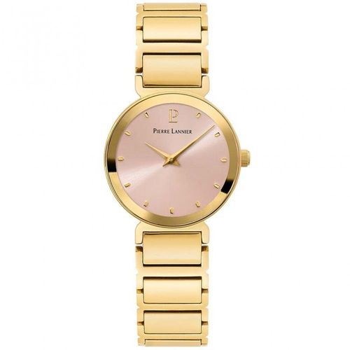 Pierre Lannier Ligne Pure Montre Femme Acier Doré 036n552
