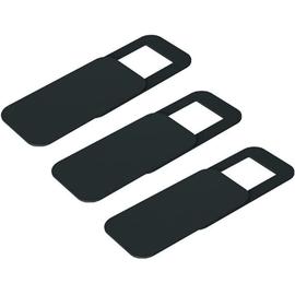 6 Sticker Cache Webcam Ultra Fin Autocollant Coulissant pour Caméra Laptop  Noir
