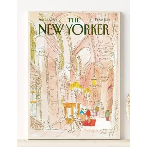 New Yorker Magazine Print, 300 Dpi High Quality Jpeg Images For Download, Magazine Cover Print, Vintage Retro Poster, Gallery Wall, Wall Art Print: ... Images For Download, Magazine Cover Print