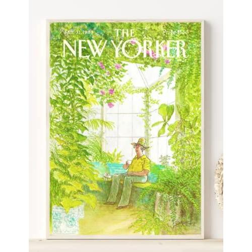 New Yorker Magazine Print, 300 Dpi High Quality Jpeg Images For Download, Magazine Cover Print, Vintage Retro Poster, Gallery Wall, Wall Art Print: ... Images For Download, Magazine Cover Print