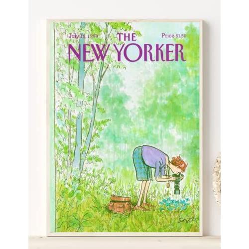 New Yorker Magazine Print, 300 Dpi High Quality Jpeg Images For Download, Magazine Cover Print, Vintage Retro Poster, Gallery Wall, Wall Art Print: ... Images For Download, Magazine Cover Print