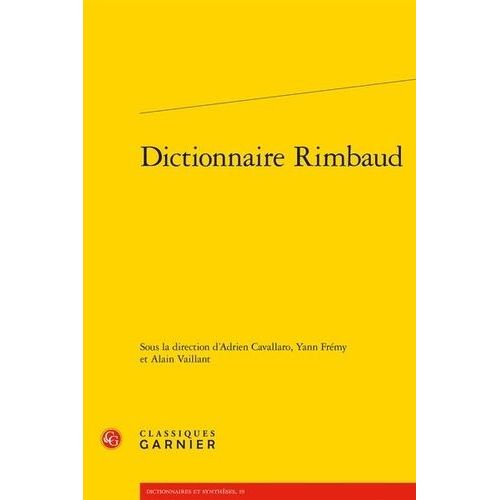 Dictionnaire Rimbaud