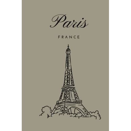 Paris Notebook- 120 Page Lined Journal