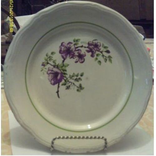 Vintage - Assiette Plate - En Céramique - " Made In Italy "
