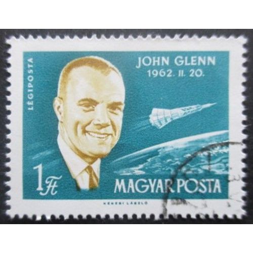 Hongrie Poste Aérienne N°245 John Glenn Oblitéré
