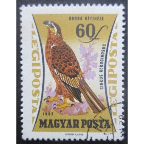 Hongrie Poste Aérienne N°252 Busard Oblitéré