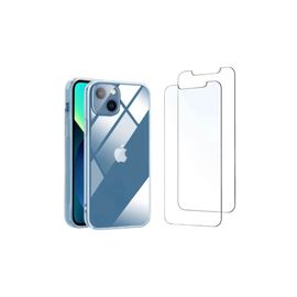 Coque Iphone 13 + 2 Verres Trempés Film Protection Ecran