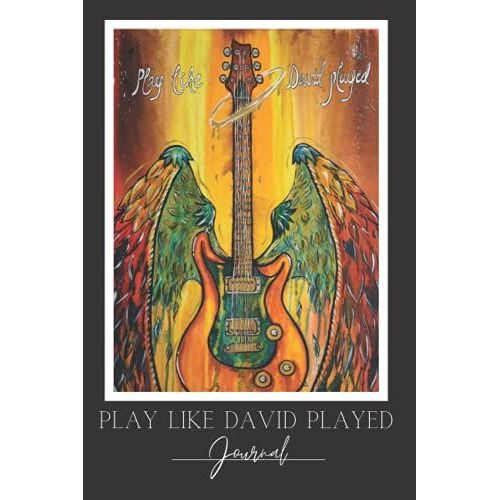 Decosa Studio Writing Journal - Play Like David Played, Original Christian Artwork By Katie Decosa