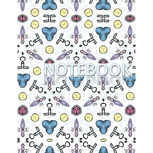 Notebook: Colorful Kids Notebook Printed Composition