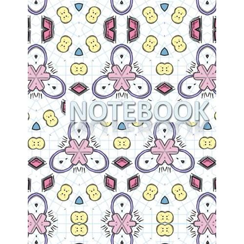 Notebook: Colorful Kids Notebook Printed Composition 110 Pages 8,5 X 11