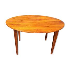 Table De Ferme Ovale 130 Cm Bois