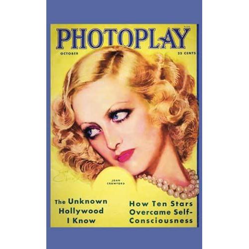 Vintage Photoplay Magazine Cover 1931 Blank Journal: Joan Crawford: Hollywood's Golden Age