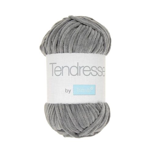 Fil Chenille Tendresse 100gr De Trimits : Douceur Et Confort Pour Toutes Vos Créations 168 Gris