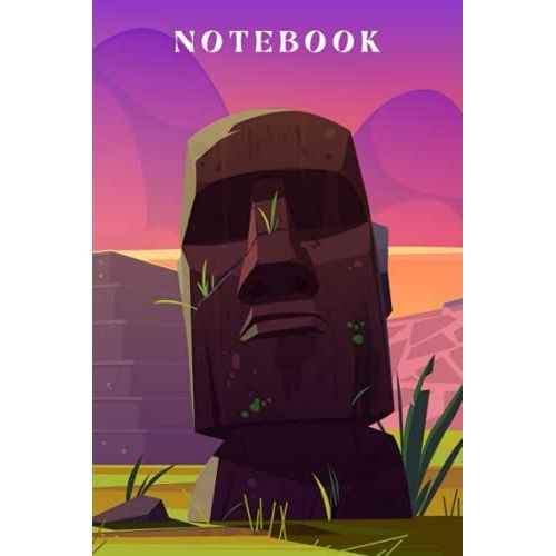 Notebook: Notebook Lined - 120 Pages - 6 " X 9 " - Peru - Inca - Statue