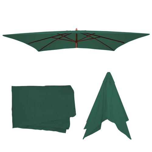 Housse De Rechange Pour Parasol Florida 3x4m, Housse De Rechange Pour Parasol, Polyester   Vert