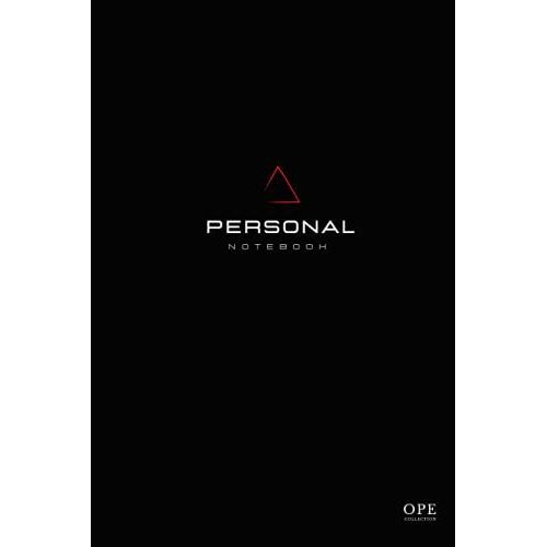 Ope Collection - Personal Notebook Black Edition | Carnet A5 - 200 Pages Blanches Lignées 90g/M²: Cahier D'écriture, Bloc-Note, Croquis, Dessin, Journal Intime Adulte, Couverture Noire Mate