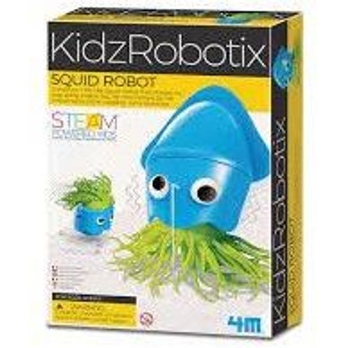 4m Kidzrobotix: Inktvis Robot 8,5x7x14cm, Met Gedetailleerde Instructies, Werkt Op 2x1.5v Aaa Batterijen (Niet Inbegrepen), Doos, 8+