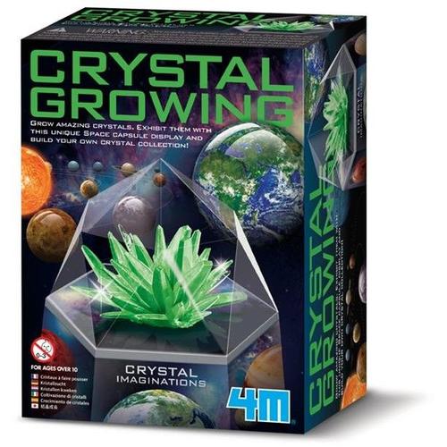 4m Science In Action: Crystal Growing - Ruimte / Groen 9cm, Met Gedetailleerde Instructies, In Doos 11,5x6,3x15m, 10+