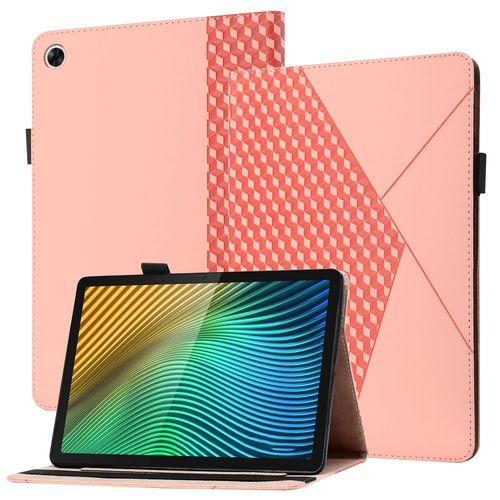 Coque Compatible Avec Oppo Realme Pad 10.4,Étui En Cuir For Tablette À Rabat For Oppo Realme Pad 10.4,Avec Support Et Carte De Slot,Rose