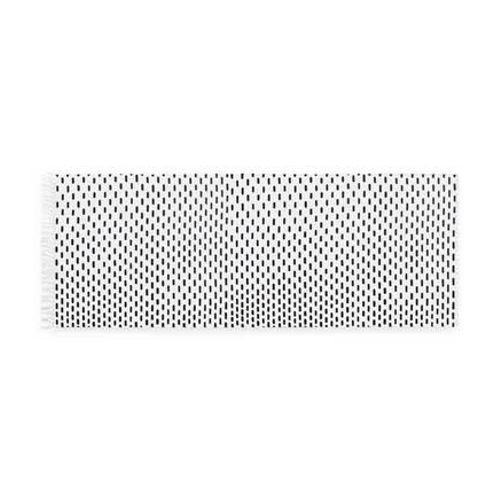 Gelco Design - Tapis de bain Dash coton tissé - 45 x 120 cm - Noir