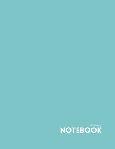 Aqua Sky Notebook: Find Your Pantone True Color Collection