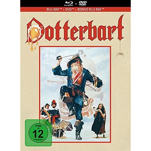 Dotterbart (Monty Python Auf Hoher See) - 3-Disc Limited Collector's Edition Im Mediabook ( + Dvd + Bonus-Blu-Ray)